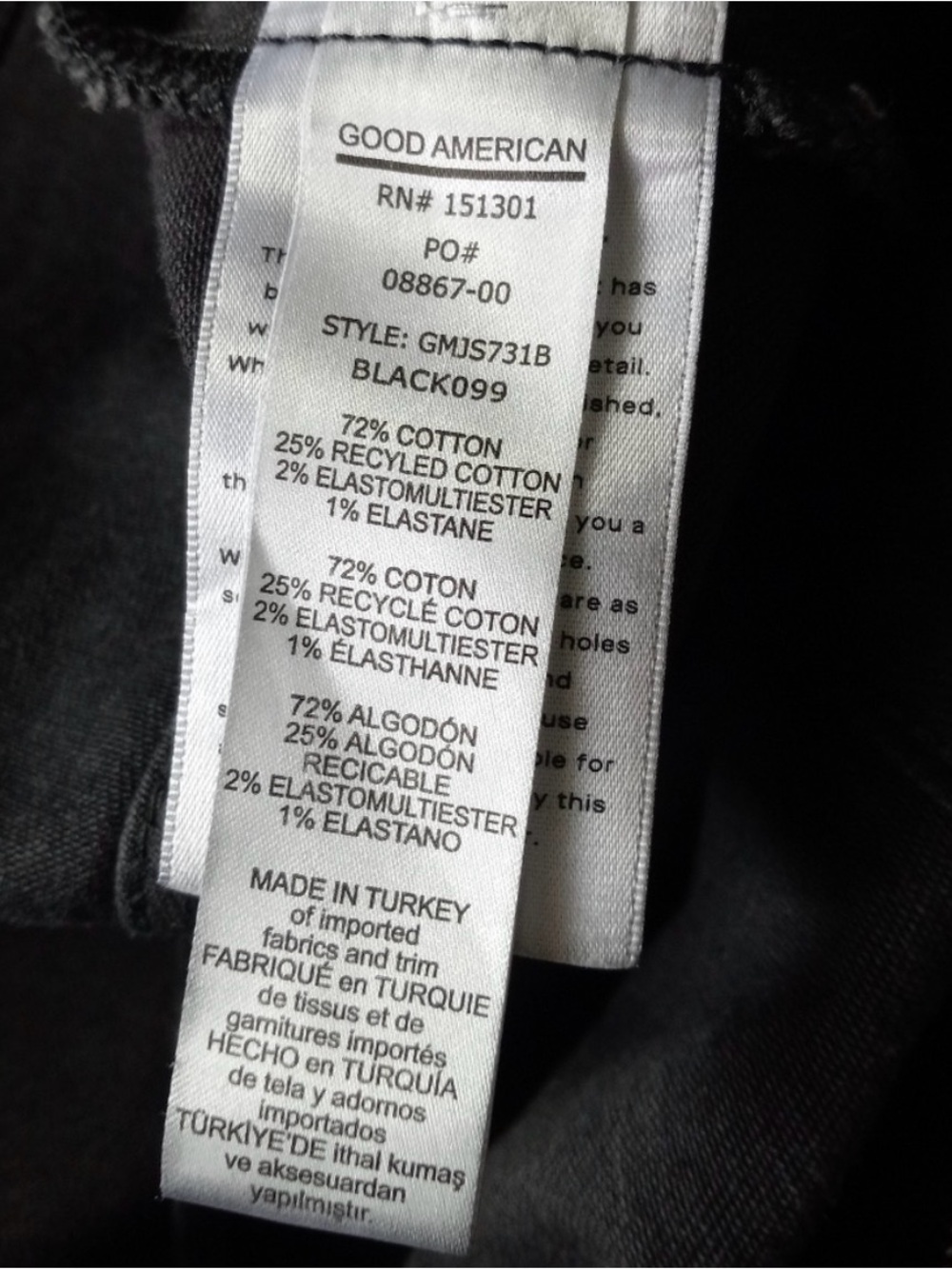 Good American - Fit for Success
Jumpsuit Black Denim - NWT - Size 1
Small - Picture 5 of 6